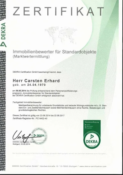 DEKRA Zertifizierung