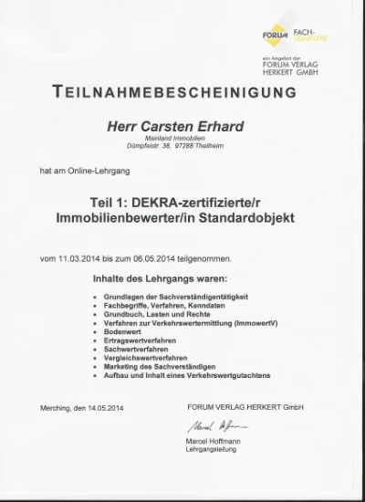 Fachverlagbescheinigung