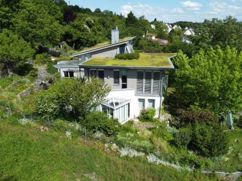 Immobilie kaufen Würzburg 11 architektenhaus mit begrünten Dach