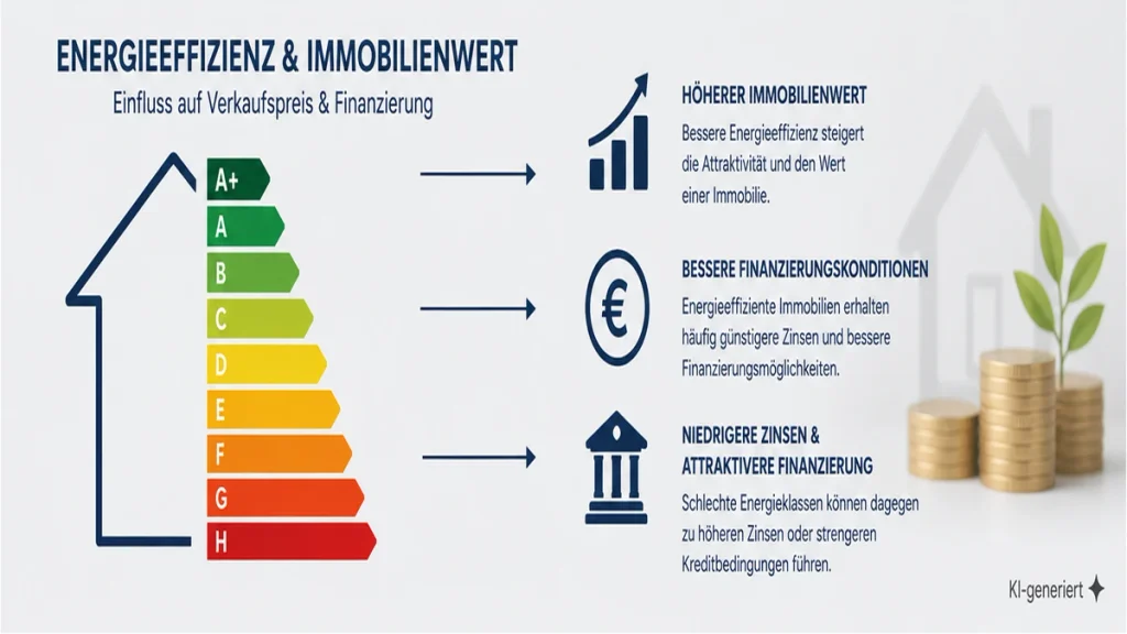 Energieklassen A+ bis H und ihr Einfluss auf Immobilienwert und Finanzierung